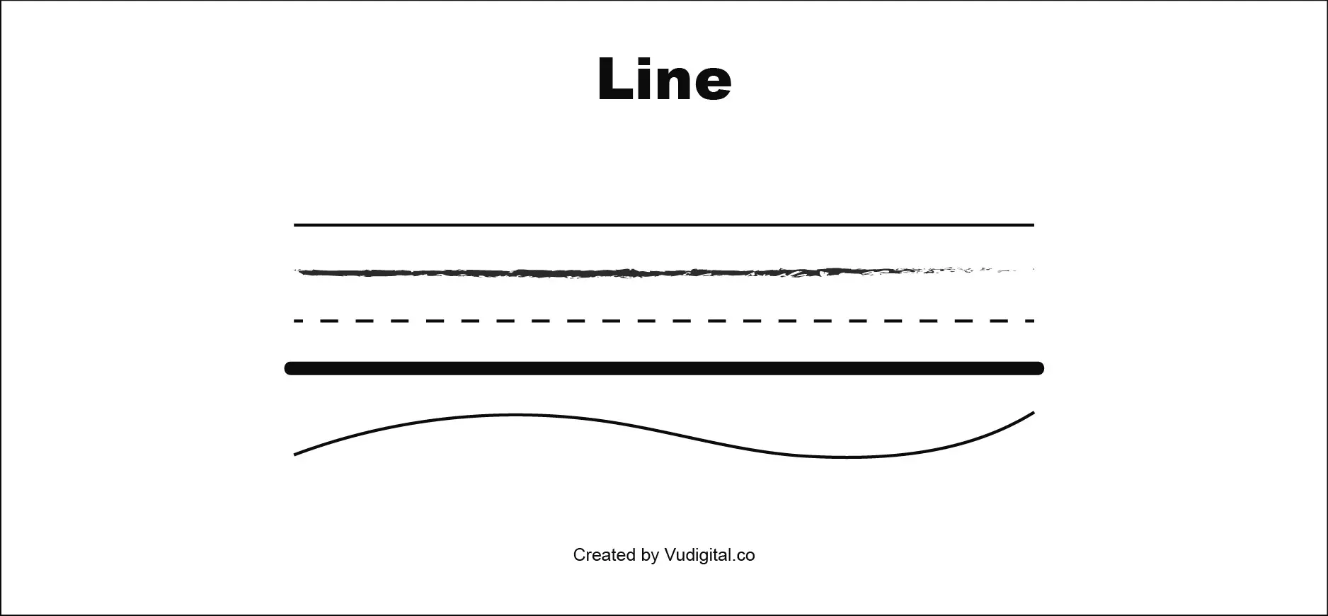 Graphic Design là gì: Yếu tố đường (ảnh: vudigital.co)